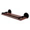 Monte Carlo Collection 16 Inch Solid Ipe Ironwood Shelf With Gallery Rail - Mc-1-16-Gal-Irw-Bkm